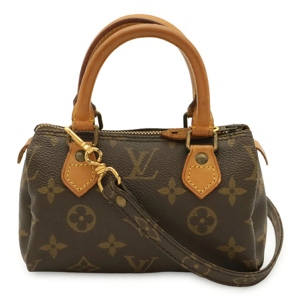 LOUIS VUITTON Monogram Speedy Handbag Pouch Clutch Accessory Case Shoulder
